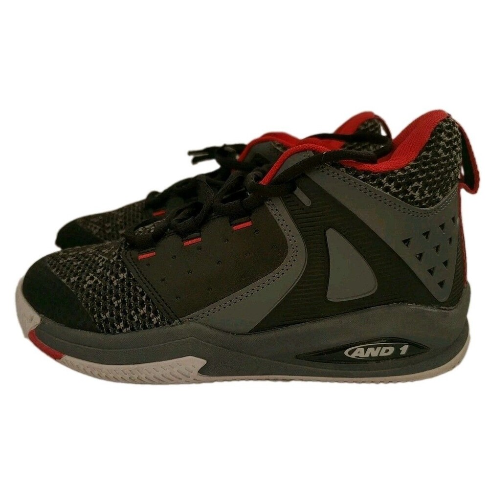 AND1 Boys Basketball Athletic Shoes Basketball Sneakers Size 7 Wide